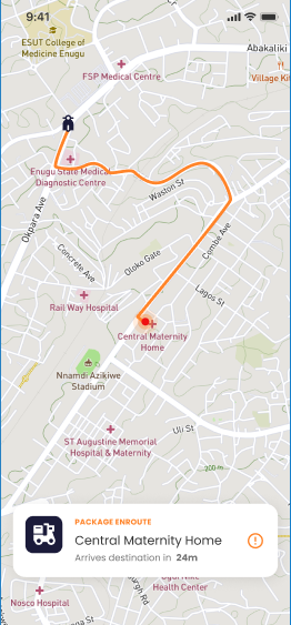 Live Package Tracking